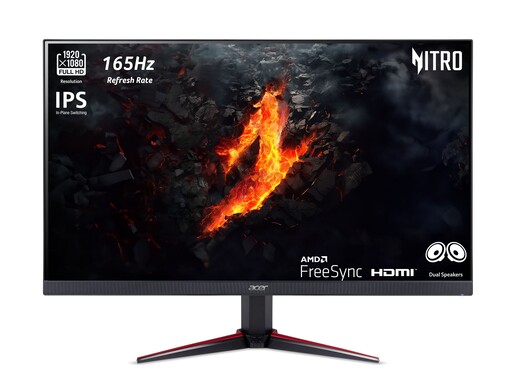 Acer Nitro VG240YSbmiipx, UM.QV0EE.S01, 23.8" FHD IPS, 144Hz, 2ms, 2x HDMI, DisplayPort, zvučnici, monitor