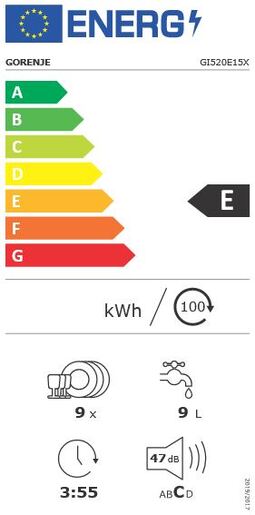 Gorenje perilica posuđa GI520E15X