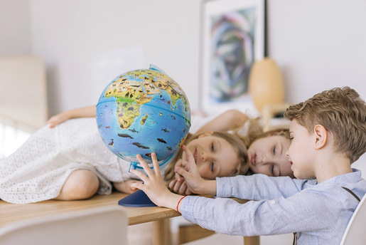 Globus 25cm Alaysky's ZOO dječji, LED svijetlo, HRV, IQ App P4