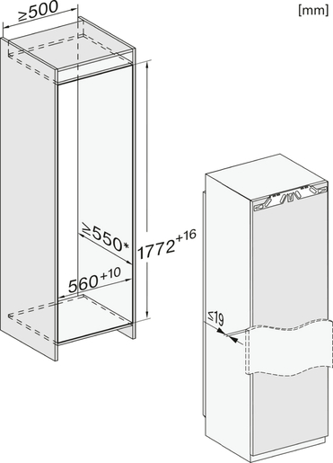 Miele hladnjak K 7734 F