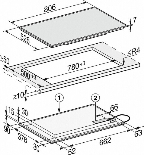 Miele ploča za kuhanje KM 7575 FR