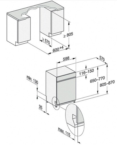 Miele perilica posuđa PFD 102i