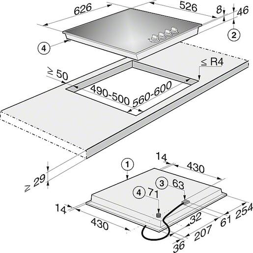 Miele ploča za kuhanje KM 3010