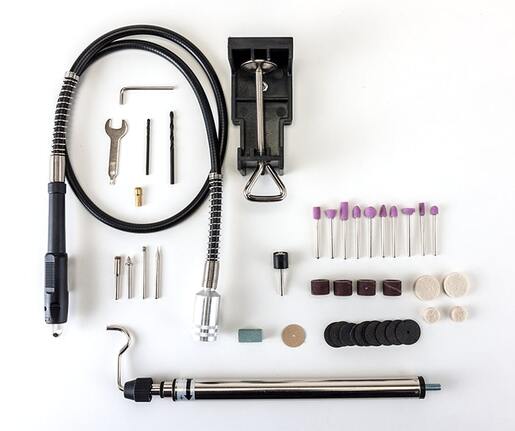 Praktik Tools mini brusilica 135W + 42 dodatka, PVC kofer - PT2136