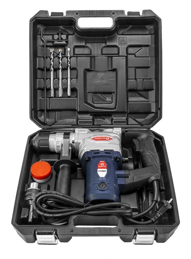 Praktik Tools udarni čekić bušilica 900W + dodaci, PVC kofer -PT3851