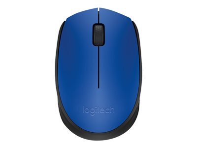 Logitech M171, optički miš, bežični, plavi (910-004640)