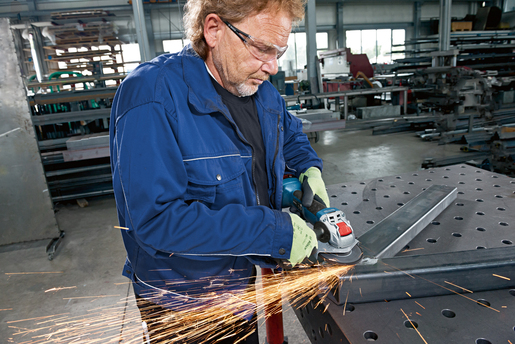 BOSCH Professional X-LOCK  GWX 18V-10 (125 mm) kutna brusilica, solo alat u L-BOXX-u