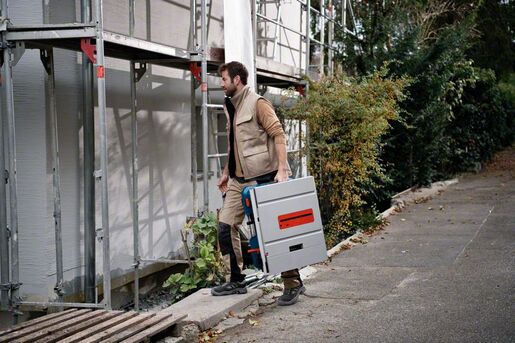 BOSCH Professional GTS 18V-216 akumulatorska stolna pila, solo alat u kartonu + GTA 560 stol (KIT)
