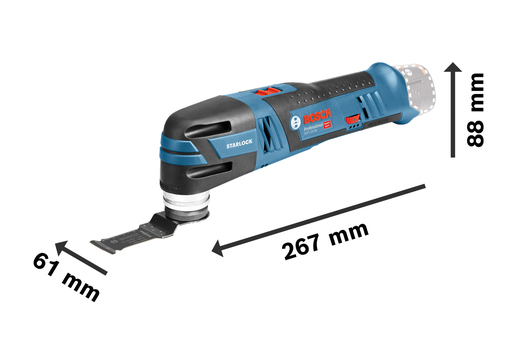 BOSCH Professional GOP 12 V-28 akumulatorski višenamjenski alat Multi-Cutter, solo alat u kartonu