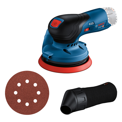 BOSCH Professional GEX 12V-125 ekscentarska brusilica, 1x C430, P120 1x vrećica za prašinu, solo alat u kartonu