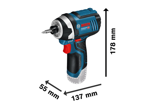 BOSCH Professional GDR 12V-105  akumulatorski udarni stezač, solo alat u kartonu