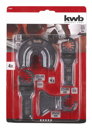 KWB Multi-tool set univerzalnih nastavaka 4/1