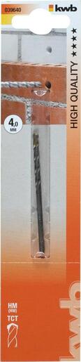 KWB Svrdlo za kamen i beton 4 mm, TCT, ISO 5468