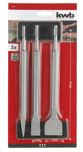 KWB SDS plus set dlijeta 3/1, 250mm
