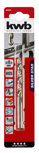 KWB SILVER STAR HSS svrdlo za metal 8mm