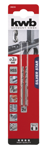 KWB SILVER STAR HSS svrdlo za metal 3mm