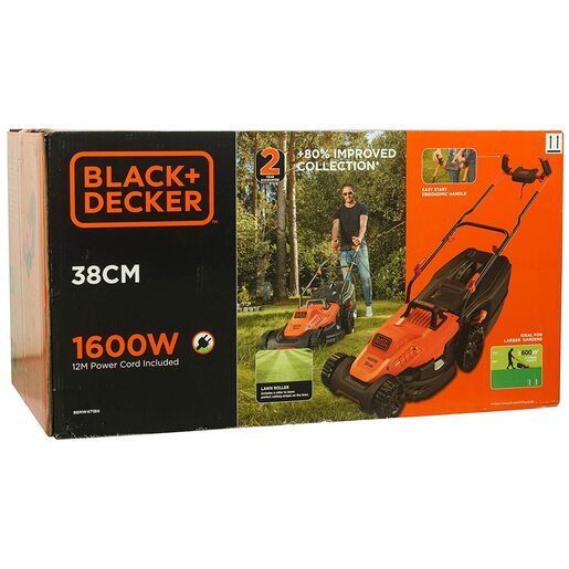 BLACK & DECKER električna kosilica za travu 38cm 1600W - BEMW471BH