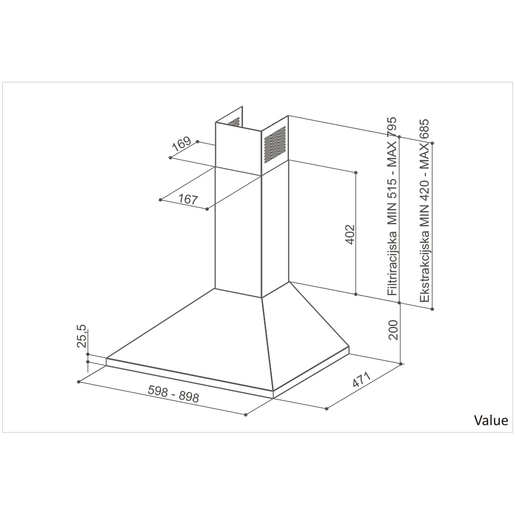Faber napa Value SL X A90