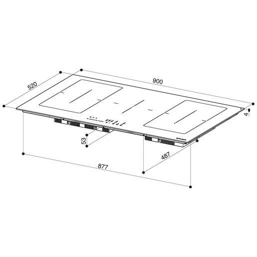 Faber indukcijska ploča za kuhanje FCH 95 BK KL