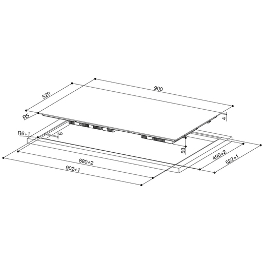 Faber indukcijska ploča za kuhanje FCH 95 BK KL