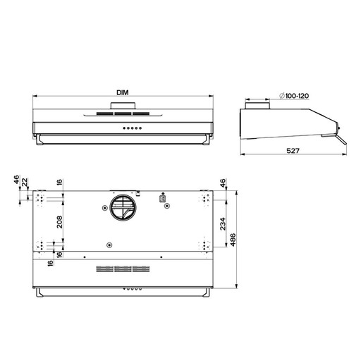 Faber napa 2740 PB SRM W A60