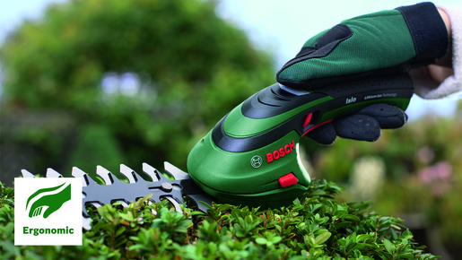 BOSCH ISIO akumulatorske škare za uređivanje trave i grmova + nož za travu (80mm) + teleskopska drška