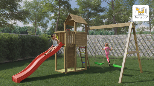 Fungoo drveno dječje igralište Set BOOMER 3