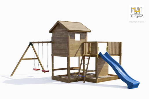 Fungoo drveno dječje igralište Set PLUTO