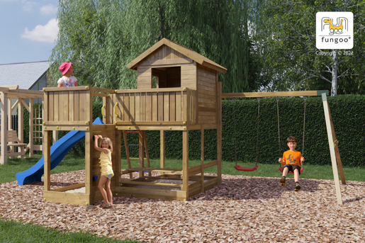 Fungoo drveno dječje igralište Set PLUTO