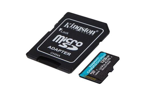 Memorijska kartica Kingston Canvas Plus GO microSD 128GB  + adapter