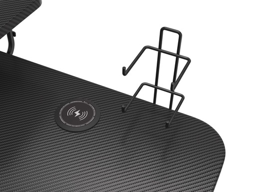 Genesis Holm 300 RGB, gaming stol, crni