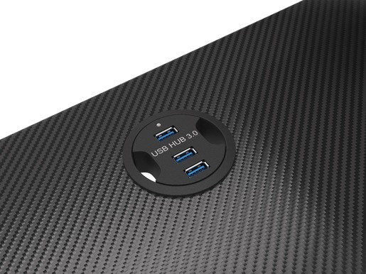 Genesis Holm 300 RGB, gaming stol, crni