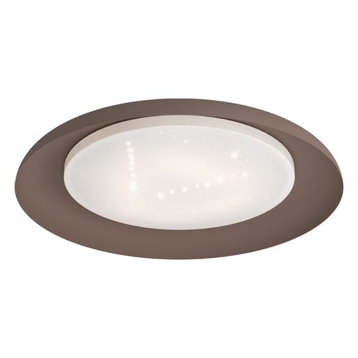 EGLO plafonjera,/1, LED, 178,8W, prom 465, smeđe/bijela kristal, "PENJAMO"
