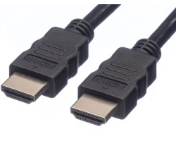 Roline VALUE UltraHD HDMI kabel sa mrežom, M/M, crni, 5.0m