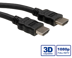 Roline HDMI kabel sa mrežom, HDMI M - HDMI M, 5.0m