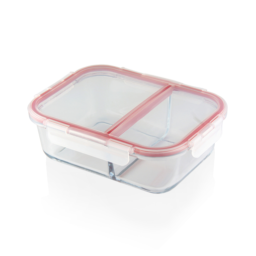 Mehrzer pravokutna posuda za pečenje i čuvanje hrane  s razdjelnikom BAKE & LOCK, 1300 ml