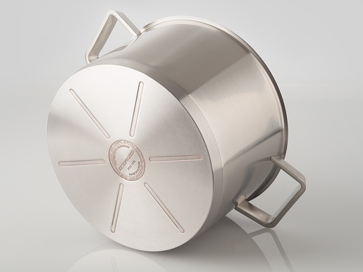 Mehrzer duboki lonac s poklopcem PREMIUM INOX 18/10 - 24 cm