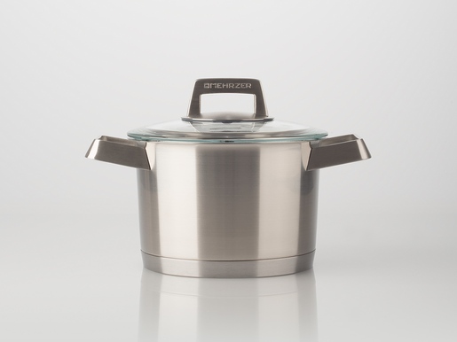 Mehrzer duboki lonac s poklopcem PREMIUM INOX 18/10 - 16 cm