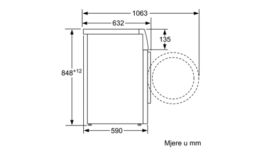 Bosch perilica rublja WAL28R60BY