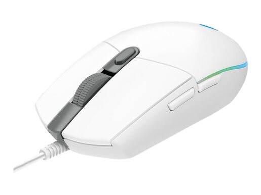 Logitech Gaming G102 Lightsync, optički miš, 8000dpi, bijeli, USB (910-005824)