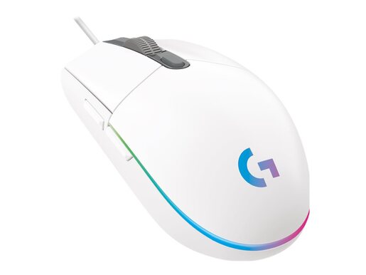 Logitech Gaming G102 Lightsync, optički miš, 8000dpi, bijeli, USB (910-005824)