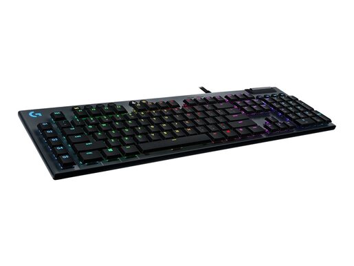 Logitech Gaming G815 Linear, RGB, mehanička tipkovnica, GL Linear Switch, crna (920-009008)