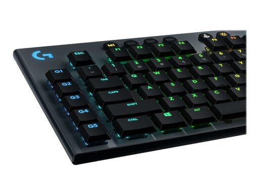 Logitech Gaming G815 Linear, RGB, mehanička tipkovnica, GL Linear Switch, crna (920-009008)