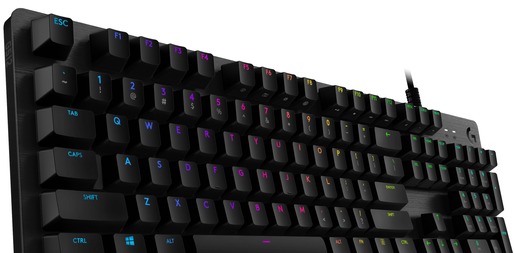 Logitech Gaming G512 Carbon, RGB, mehanička tipkovnica, GX Brown Tactile, crna (920-009352)