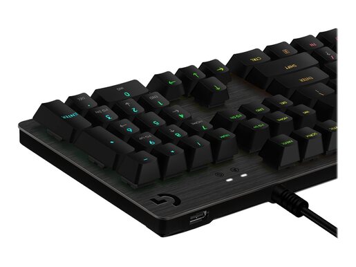 Logitech Gaming G512 Carbon, RGB, mehanička tipkovnica, GX Brown Tactile, crna (920-009352)