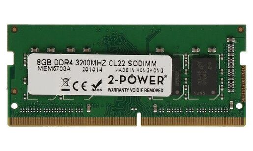 Memorija Kingston 8GB DDR4 3200MHz, SO-DIMM (KCP432SS8/8)