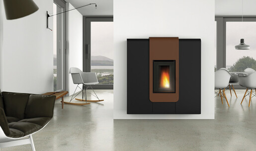 Alfa peć na pelete CFA XILA AIR ECO DESIGN smeđa