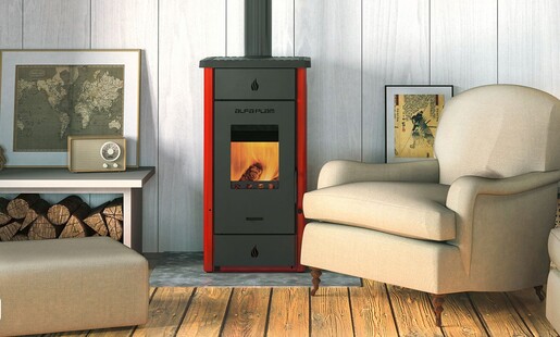 Alfa peć ELITA 3 ECO DESIGN crvena