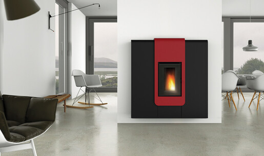 Alfa peć na pelete CFA XILA AIR ECO DESIGN crvena