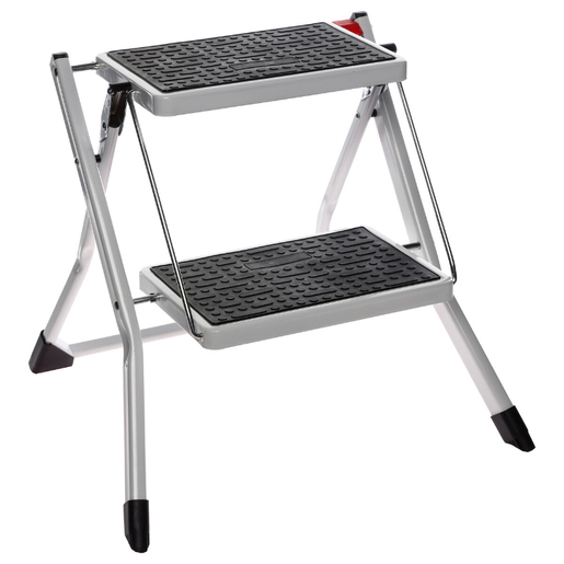 FIVE ljestve 2 gazišta, 49x48x44 cm, metal, bijela